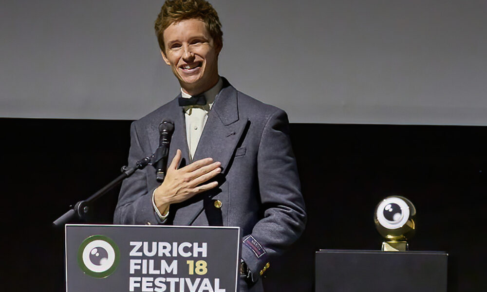 Eddie Redmayne Receives Golden Eye Award Of The 18th Zurich Film Festival